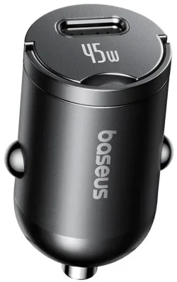 Caricabatterie Auto con Cavo USB-C Baseus PrimeTrip VP2, 45W, 3A, 1 x USB-C, Nero C0206800