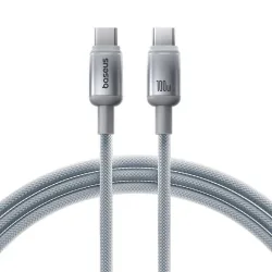 Cavo Dati e Ricarica USB-C - USB-C Baseus Discolor, 100W, 2m, Argento E0420703