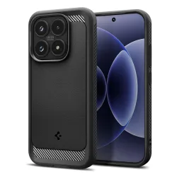 Custodia per Xiaomi 17, Spigen, Rugged Armor, Nero Opaco ACS10458