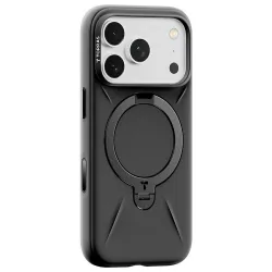 Custodia MagSafe per Apple iPhone 17 Pro, Torras, QPRO Silicone, Nera