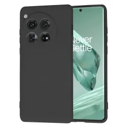 Custodia per OnePlus 12, Techsuit, SoftFlex, Nera