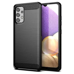 Custodia per Samsung Galaxy A33 5G A336, Carbonio, Nera