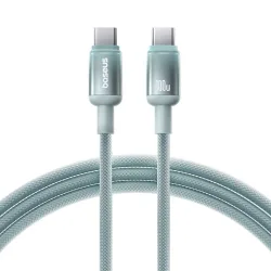 Cavo Dati e Ricarica USB-C - USB-C Baseus Discolor, 100W, 2m, Blu Verde E0420701
