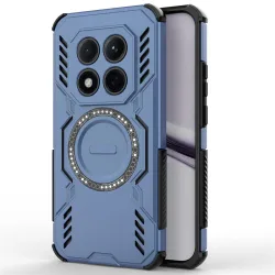 Custodia MagSafe per Xiaomi Redmi Note 15 Pro 5G, Techsuit, ArmorMag, Blu
