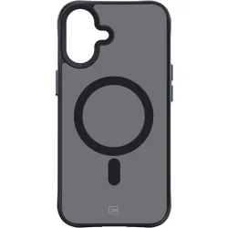 Custodia MagSafe per Apple iPhone 16, 3MK, Smoke MagCase, Nera