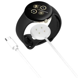 Cavo di Ricarica Techsuit THC5 per Google Pixel Watch 3 45mm / Watch 3 41mm, USB-C, Bianco