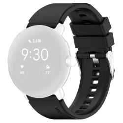 Cinturino Techsuit W026 per Huawei Watch / Xiaomi Watch Series, 22mm, Nero