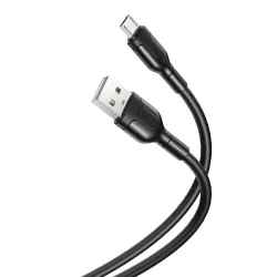 Cavo dati e ricarica USB-A - microUSB XO Design NB212, 18W, 1m, nero