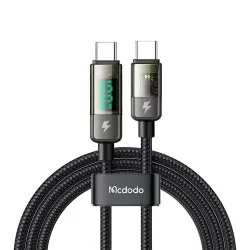 Cavo Dati e Ricarica USB-C - USB-C McDodo CA-3610 Display Auto Power Off, 100W, 1.2m, Nero