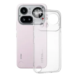 Custodia per Nothing Phone (4a) Pro, Techsuit, Clear, Trasparente