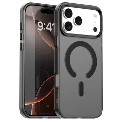 Custodia MagSafe per Apple iPhone 17 Pro, Techsuit, CandyCase, Nera