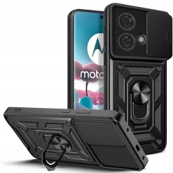 Custodia per Motorola Edge 40 Neo, Techsuit, CamShield, Nera