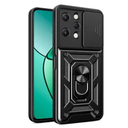Custodia per Xiaomi Redmi 12 5G / 12, Techsuit, CamShield, Nera