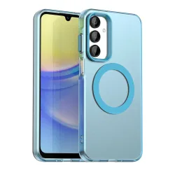 Custodia MagSafe per Samsung Galaxy A16 5G A166 / A16 4G A165, Techsuit, CandyCase, Blu