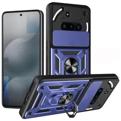 Custodia per Nothing Phone (3a), Techsuit, CamShield, Blu