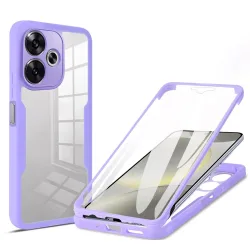 Custodia per Xiaomi Poco F6, Techsuit, ColorVerse 360, Viola