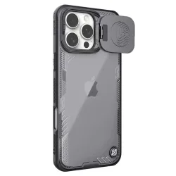Custodia per Apple iPhone 16 Pro, Nillkin, Iceblade Prop (senza ritaglio per fotocamera), Nera