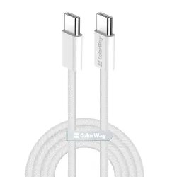 Cavo Dati e Ricarica USB-C - USB-C ColorWay CW-CBPDCC061, 60W, 1m, Grigio