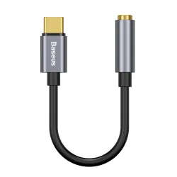 Adattatore Audio USB-C - 3.5mm Baseus L54, Grigio CATL54-0G