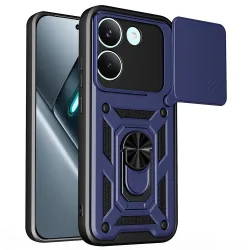 Custodia per Xiaomi Poco X8 Pro, Techsuit, CamShield, Blu