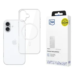 Custodia MagSafe per Apple iPhone 17, 3MK, MagCase, Trasparente