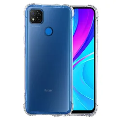 Custodia per Xiaomi Redmi 9C NFC / 9C, Techsuit, Shockproof Clear, Trasparente