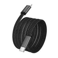 Cavo Dati e Ricarica USB-C - USB-C Borofone BX124 Peace, 30W, 1m, Nero