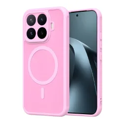 Custodia MagSafe per Xiaomi 17T Pro, Techsuit, HaloFrost II, Rosa