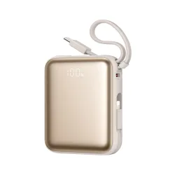 Batteria Esterna Joyroom JR-PBF27, 10000mAh, 22.5W, QC + PD, 1 x Lightning - 2 x USB-C, Dorata