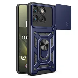 Custodia per Motorola Edge 70, Techsuit, CamShield, Blu