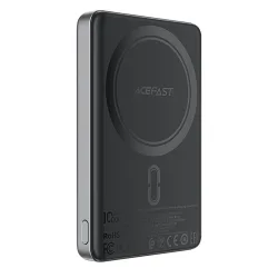Batteria Esterna Wireless Acefast M12, 10000mAh, 20W, PD + FQI, 1 x QI - 1 x USB-C, Nera