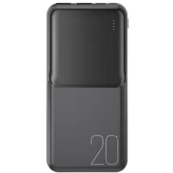 Batteria Esterna XO Design PR252, 20000mAh, 10W, 2 x USB-A, Nera