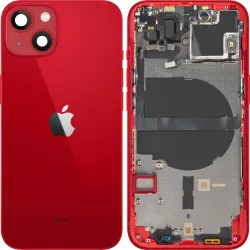 Copertura Batteria Apple iPhone 13, Con Scocca Centrale, Rosso, Swap Premium