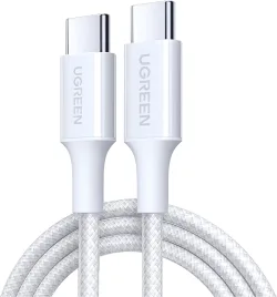 Cavo Dati e Ricarica USB-C - USB-C UGREEN L501, 60W, 2m, Bianco