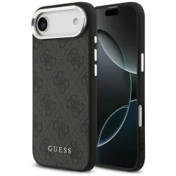Custodia MagSafe per Apple iPhone 17 Air, Guess, 4G Classic Logo, Nera