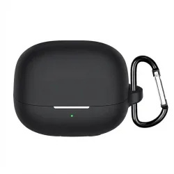 Custodia Techsuit Silicone per Xiaomi Buds 5 Pro, Nera