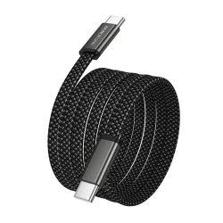 Cavo Dati e Ricarica USB-C - USB-C Borofone BX124 Peace, 60W, 1m, Nero
