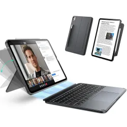 Custodia con Tastiera per Apple iPad (2025) / (2022), ESR, Shift, Grigio