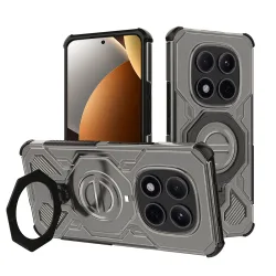 Custodia per Xiaomi Poco M8 Pro / Redmi Note 15 Pro+ 5G, Techsuit, Carbon Shield Pro, Fumé