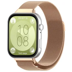 Cinturino Techsuit W009 per Huawei Watch Fit 5 Pro / Fit 5 / Fit 4 Pro / Fit 4 / Fit 3, Rosa Oro