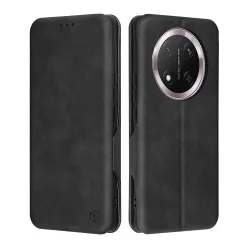 Custodia per Honor X9c / Magic7 Lite, Techsuit, Safe Wallet Plus, Nera