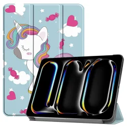 Custodia per Apple iPad Pro 11 (2024), Techsuit, FoldPro Unicorn, Multicolore