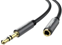 Adattatore Audio 3.5mm - 3.5mm UGREEN AV118, 2m, Nero