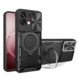 Custodia per Oppo A6 Pro 5G / A6 Pro 4G, Techsuit, CamGuard Pro, Nera