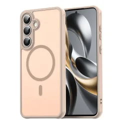 Custodia MagSafe per Apple iPhone 16 Pro, Techsuit, HaloFrost II, Dorata