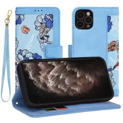 Custodia per Apple iPhone 11 Pro, Techsuit, FlipCraft, Blu