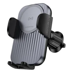Caricabatterie Auto Wireless Borofone BH221 Path, 15W, 1.67A, Nero
