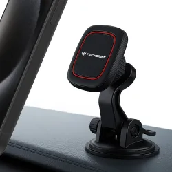 Supporto Auto Magnetico Techsuit S6, Universale, Nero Rosso