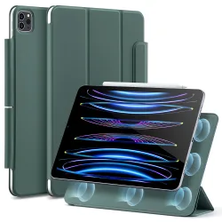 Custodia per Apple iPad Pro 11 (2022) / Pro 11 (2021) / Pro 11 (2020) / Pro 11 (2018), ESR, Rebound, Verde Satinato