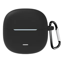 Custodia Techsuit Silicone per Xiaomi Redmi Buds 6 Lite, Nera